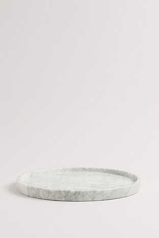 Loft Marble Large Round Tray