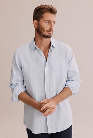 Regular Fit Organically Grown Linen Shirt