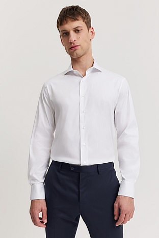 Tailored Fit Super Fine Cotton Stretch Shirt