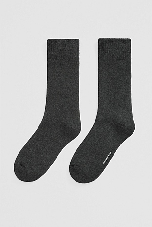 Cotton Blend Boot Crew Sock