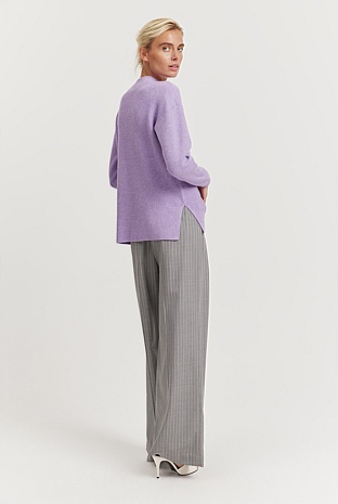 Violet Marle Ribbed Pullover Knit - Natural Fibres | Country Road