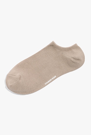 Australian Cotton Blend Sneaker Sock