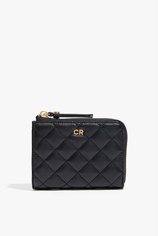 Quilted Country Road Zip Wallet