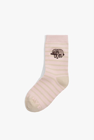 Organically Grown Cotton Blend Sloth Sock