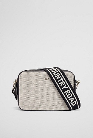 Canvas Contrast Camera Bag