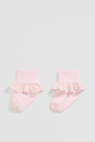 Rib Frill Sock