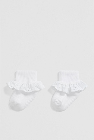 Rib Frill Sock