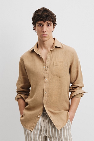 Regular Fit Organically Grown Linen Shirt