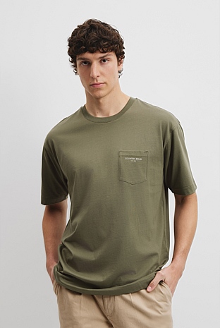 Australian Cotton Oversized Pocket T-Shirt