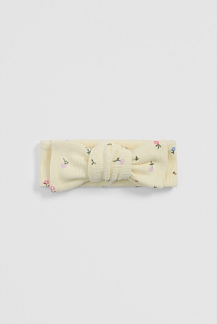 Organically Grown Cotton Rib Headband