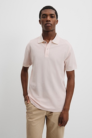 Australian Cotton Micro Textured Polo