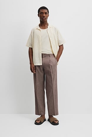 Cotton Linen Textured Pant