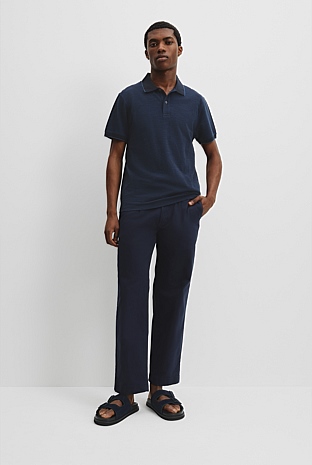 Australian Cotton Micro Textured Polo