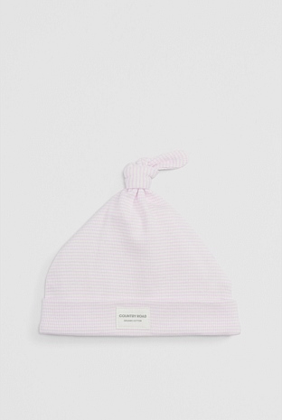 Organically Grown Cotton Rib Stripe Beanie