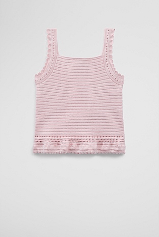 Organically Grown Cotton Knit Cami