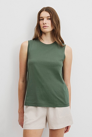 Australian Cotton Relaxed Tank