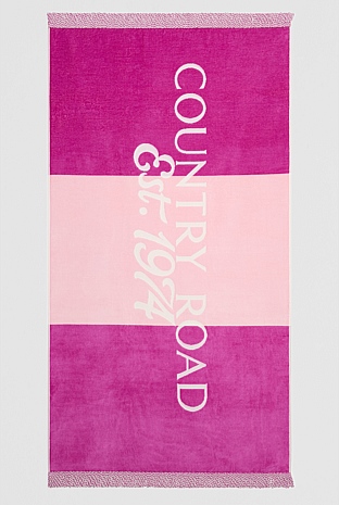 Verified Australian Cotton CR Est. 1974 Beach Towel