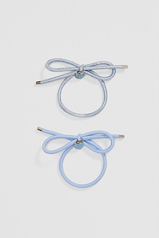 Bow Hair Tie Pack of 2