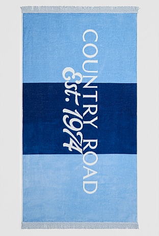 Verified Australian Cotton CR Est. 1974 Beach Towel