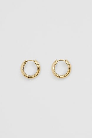 Tarnish-Resistant Large Wide Hoop