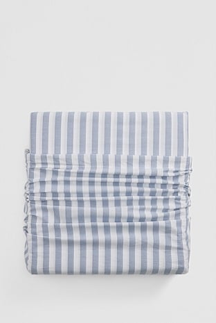 Brae Australian Cotton Stripe Queen Quilt Cover