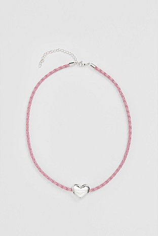 Heart Rope Necklace