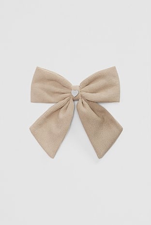 Corduroy Bow Clip