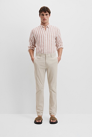 Verified Australian Cotton Tapered Fit Stretch Chino