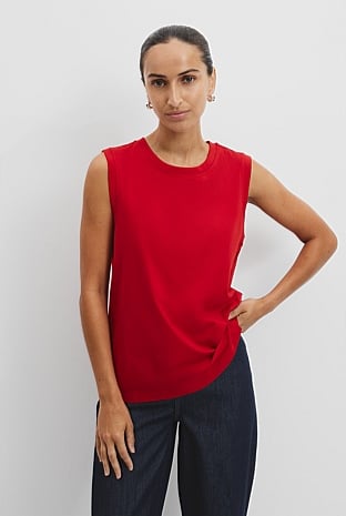 Australian Cotton Relaxed Tank