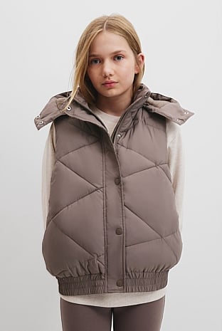Teen Recycled Polyester Puffer Vest