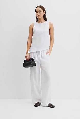Organically Grown Linen Bias Tank