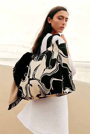 Reversible Print Tote
