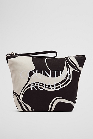 Print Tri Cosmetic Case
