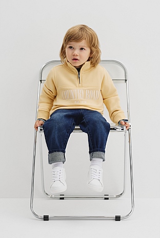Verified Australian Cotton Heritage Half Zip Sweat