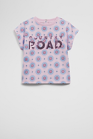 Sequin Logo T-Shirt