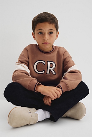 Organically Grown Cotton Country Road Panelled Sweat