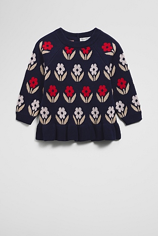 Organically Grown Cotton Jacquard Knit Knit