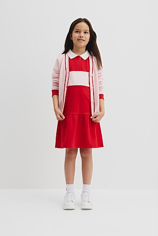 Organically Grown Cotton Logo Rugby Dress