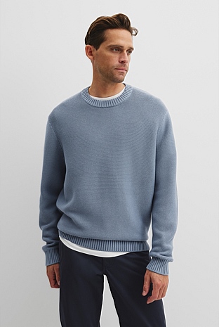 Australian Cotton Crew Neck Knit