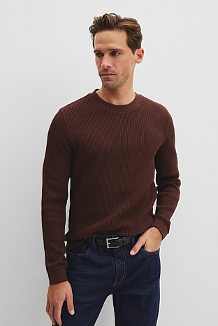 Australian Cotton Waffle Crew T-Shirt