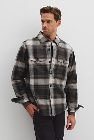 Check Sherpa Jacket