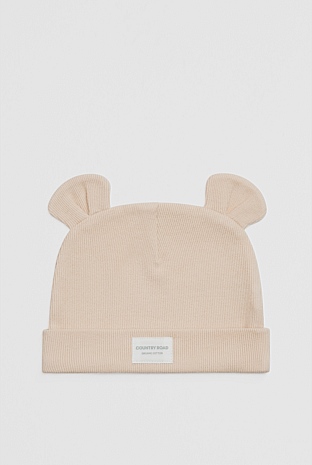 Organically Grown Cotton Rib Beanie