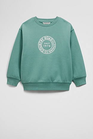 Oversized Circle Logo Sweat