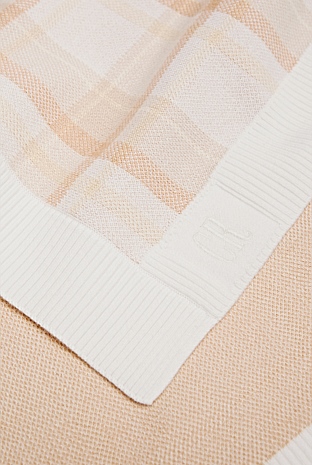 Check Knit Blanket