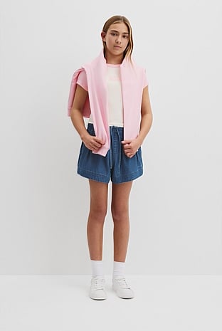 Teen Raglan Sleeve Logo T-Shirt