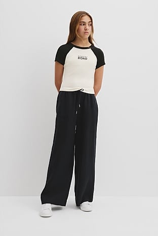 Teen Raglan Sleeve Logo T-Shirt