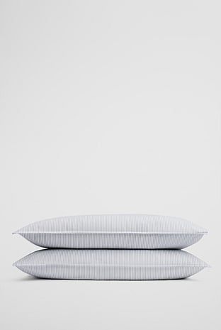 Brae Australian Cotton Stripe Standard Pillowcase Pair