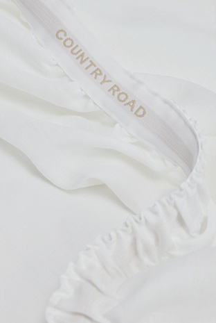 Skye Linen Queen Fitted Sheet