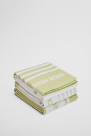 Aeri Verified Australian Cotton Tea Towel Pack of 3