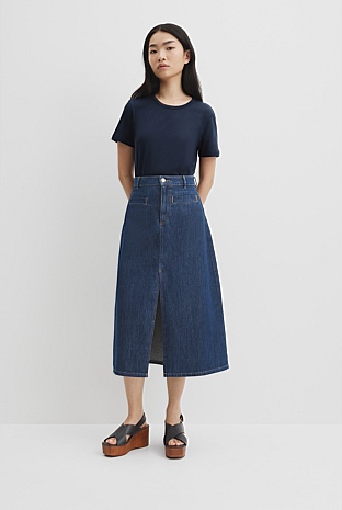 Split Midi Skirt
